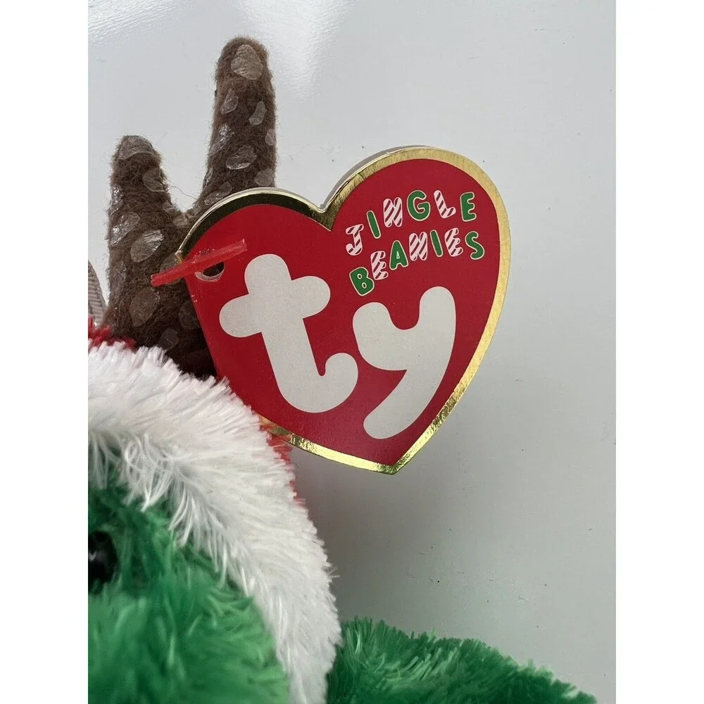 Ty Ornament 2002 HOLIDAY TEDDY the Bear Christmas Jingle Beanies 5